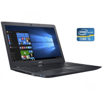 Ноутбук Acer Aspire E5-574-58JM / 15.6" (1366x768) TN / Intel Core i5-6200U (2 (4) ядра по 2.3 - 2.8 GHz) / 8 GB DDR3 / 240 GB SSD / Intel HD Graphics 520 / WebCam / DVD-RW / Win 10 Home б/в