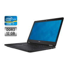 Ноутбук Dell Latitude E5550 / 15.6" (1366x768) TN / Intel Core i7-5600U (2 (4) ядра по 2.6 - 3.2 GHz) / 12 GB DDR3 / 256 GB SSD / Intel HD Graphics 5500 / WebCam / Windows 10 б/в