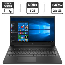 Ноутбук HP Laptop 15s-fg3018ua / 15.6" (1920x1080) IPS / Intel Celeron N4500 (2 ядра по 1.1 - 2.8 GHz) / 8 GB DDR4 / 256 GB SSD M.2 / Intel UHD Graphics / WebCam / HDMI / Windows 10 Pro