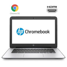 Хромбук HP Chromebook 14 G4 / 14" (1366x768) TN / Intel Celeron N2840 (2 ядра по 2.16 - 2.58 GHz) / 4 GB DDR3 / 16 GB SSD / Intel HD Graphics / WebCam / USB 3.0 / HDMI б/в