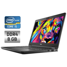 Ультрабук Dell Latitude 5480 / 14" (1366x768) TN / Intel Core i5-7300U (2 (4) ядра по 2.6 - 3.5 GHz) / 8 GB DDR4 / 256 GB SSD / Intel HD Graphics 620 / WebCam / Windows 10 б/в