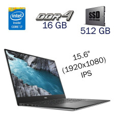 Ігровий ноутбук Dell XPS 9570 / 15.6" IPS / Intel Core i7-8750H (6(12) ядер по 2.2-4.1 GHz) / 16GB DDR4 / 512GB SSD / GeForce GTX 1050 Ti, 4GB GDDR5, 128-bit / WebCam б/в