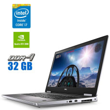Робоча станція Dell Precision 7740 / 17.3" IPS / Core i7-9850H (6(12) ядра по 2.6-4.6 GHz) / 32GB DDR4 / 512GB SSD M.2 / Quadro RTX 3000, 6GB GDDR6, 192-bit / WebCam б/в