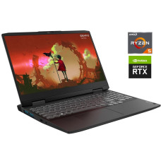 Ігровий ноутбук Б-клас Lenovo IdeaPad Gaming 3 15ARH7 / 15.6" (1920x1080) IPS / AMD Ryzen 5 6600H (6 (12) ядер по 3.3 - 4.5 GHz) / 8 GB DDR5 / 256 GB SSD / nVidia GeForce RTX 3050, 4 GB GDDR6, 128-bit б/в