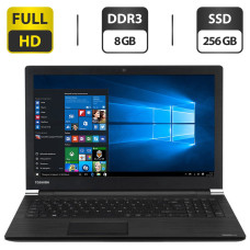 Ноутбук Б-клас Toshiba Satellite Pro A50-C-136 / 15.6" TN / Core i5-5200U (2(4) ядра по 2.2-2.7GHz) / 8GB DDR3 / 256GB SSD / HD Graphics 5500 / WebCam / DVD-ROM / HDMI б/в