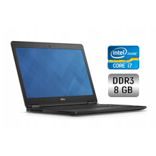 Ноутбук Б-клас Dell Latitude E7440 / 14" (1920x1080) IPS / Intel Core i7-4600U (2 (4) ядра по 2.1 - 3.3 GHz) / 8 GB DDR3 / 256 GB SSD / Intel HD Graphics 4400 / WebCam / Windows 10 б/в