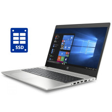 Ноутбук HP ProBook 450 G6 / 15.6" (1366x768) TN / Intel Core i3-8145U (2 (4) ядра по 2.1 - 3.9 GHz) / 8 GB DDR4 / 240 GB SSD / Intel UHD Graphics / WebCam / Win 10 Pro б/в