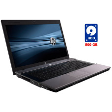 Ноутбук Б-клас HP Compaq 620 / 15.6" (1366x768) TN / Intel Core 2 Duo T6570 (2 ядра по 2.1 GHz) / 4 GB DDR3 / 500 GB HDD / Intel GMA Graphics 4500MHD / DVD-RW / WebCam / Win 10 Pro / АКБ не тримає б/в