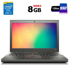 Нетбук Lenovo ThinkPad X250 / 12.5" TN / Core i5-5300U (2(4) ядра по 2.3-2.9 GHz) / 8GB DDR3 / 128GB SSD / HD Graphics 5500 / WebCam / miniDP б/в