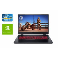 Ігровий ноутбук Acer AN515-5857Y8 / 15.6" (1920x1080) IPS / Intel Core i5-12500H (12 (16) ядер по 3.3 - 4.5 GHz) / 16 GB DDR4 / 512 GB SSD / nVidia GeForce RTX 3050 Ti, 4 GB GDDR6, 128-bit / WebCam / Windows 11 Home б/в
