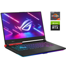 Ігровий ноутбук Asus Rog Strix G513 / 15.6" IPS / Ryzen 7 4800H (8 (16) ядер по 2.9-4.2 GHz) / 16GB DDR4 / 512GB SSD / GeForce RTX 3050 Ti, 4 GB GDDR6, 128-bit / Win10 Home б/в
