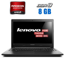 Ноутбук Б-класс Lenovo G500 / 15.6" TN / Intel Core i3-3110M (2(4) ядра по 2.4GHz) / 8GB DDR3 / 256GB SSD / AMD Radeon R5 M230, 1 GB DDR3, 64-bit / DVD-ROM б/в