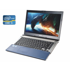 Ноутбук Acer Aspire 4830 / 14" (1366x768) TN / Intel Core i5-2410M (2 (4) ядра по 2.3 - 2.9 GHz) / 8 GB DDR3 / 240 GB SSD / Intel HD Graphics 3000 / WebCam / DVD-RW / Win 10 Pro б/в