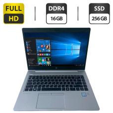Ультрабук Б-клас HP EliteBook 840 G6 / 14" (1920x1080) IPS / Intel Core i5-8365U (4 (8) ядра по 1.6 - 4.1 GHz) / 16 GB DDR4 / 256 GB SSD / Intel UHD Graphics / WebCam / HDMI б/в
