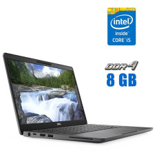 Ноутбук Dell Latitude 5300 / 13.3" (1920x1080) IPS / Intel Core i5-8365U (4 (8) ядра по 1.6 - 4.1 GHz) / 8 GB DDR4 / 256 GB SSD / Intel UHD Graphics / WebCam б/в