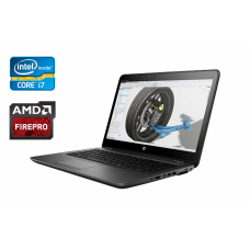 Ноутбук HP zBook 14u G4 / 14" (1920x1080) IPS / Intel Core i7-7500U (2 (4) ядра по 2.7 - 3.5 GHz) / 16 GB DDR4 / 480 GB SSD / AMD FirePro W4190M, 2 GB GDDR5, 128-bit / WebCam / Fingerprint / Windows 10 б/в