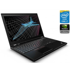 Робоча станція Lenovo ThinkPad P50s / 15.6" IPS / Core i7-6500U (2(4) ядра по 2.5-3.1 GHz) / 8GB DDR3 / 512GB SSD / Quadro M500M, 2 GB DDR3, 64-bit / WebCam / Win10 Pro б/в