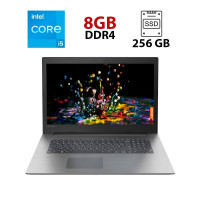 Ноутбук Lenovo IdeaPad 17-330IKB / 17.3" (1600x900) TN / Intel Core i5-8250U (4 (8) ядра по 1.6 - 3.4 GHz) / 8 GB DDR4 / 256 GB SSD / Intel HD Graphics 520 / WebCam б/в