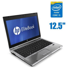 Нетбук HP EliteBook 2560p / 12.5" (1366x768) TN / Intel Core i5-2410M (2 (4) ядра по 2.3 - 2.9 GHz) / 4 GB DDR3 / 120 GB SSD / Intel HD Graphics 3000 / WebCam б/в