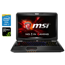 Ігровий ноутбук Б-клас MSI GT70 2QD Dominator / 17.3" (1920x1080) TN / Intel Core i7-4710MQ (4 (8) ядра по 2.5 - 3.5 GHz) / 16 GB DDR3 / 128 GB SSD + 1000 GB HDD / GeForce GTX 970M, 3 GB GDDR5, 192-bit / WebCam б/в