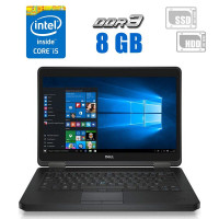 Ноутбук Dell Latitude E5440 / 14" (1366x768) TN / Intel Core i5-4300U (2 (4) ядра по 1.9 - 2.9 GHz) / 8 GB DDR3 / 128 GB SSD + 500 GB HDD / nVidia GeForce GT 720M, 2 GB GDDR3, 64-bit / WebCam б/в