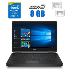 Ноутбук Dell Latitude E5440 / 14" (1366x768) TN / Intel Core i5-4300U (2 (4) ядра по 1.9 - 2.9 GHz) / 8 GB DDR3 / 128 GB SSD + 500 GB HDD / nVidia GeForce GT 720M, 2 GB GDDR3, 64-bit / WebCam б/в