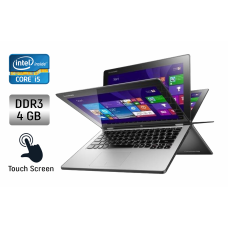 Нетбук-трансформер Lenovo Yoga 2 11 / 11.6" (1366x768) TN Touch / Intel Core i5-4202Y (2 (4) ядра по 1.6 - 2.0 GHz) / 4 GB DDR3 / 256 GB SSD / Intel HD Graphics 4200 / WebCam / Windows 10 б/в