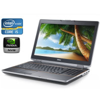 Ноутбук Dell Latitude E6520 / 15.6" TN / Core i5-2410M (2(4) ядра по 2.3-2.9GHz) / 8GB DDR3 / 256GB SSD / NVS 4200M, 1 GB DDR3, 64bit / WebCam / Win 10 Pro б/в