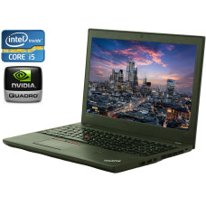 Робоча станція Lenovo ThinkPad W550s / 15.6" TN / Core i5-5300U (2(4) ядра по 2.3-2.9 GHz) / 8GB DDR3 / 256GB SSD / Quadro K620M, 2 GB DDR3, 64-bit / WebCam / Win10 Pro б/в