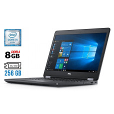 Ноутбук Dell Latitude E5470 / 14" IPS / Core i5-6300U (2(4) ядра по 2.4-3GHz) / 8GB DDR4 / 256GB SSD M.2 / HD Graphics 520 / WebCam / HDMI / Win 10 б/в
