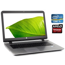 Ігровий ноутбук HP ProBook 470 G3 / 17.3" (1600x900) TN / Intel Core i5-6200U (2 (4) ядра по 2.3 - 2.8 GHz) / 8 GB DDR3 / 256 GB SSD / AMD Radeon R7 M340, 2 GB DDR3, 64-bit / WebCam / Win 10 Pro б/в