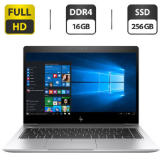 Ультрабук Б-клас HP EliteBook 840 G5 / 14" (1920x1080) IPS / Intel Core i5-8250U (4 (8) ядра по 1.6 - 3.4 GHz) / 8 GB DDR4 / 192 GB SSD / Intel UHD Graphics 620 / WebCam / HDMI б/в