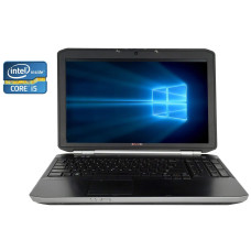 Ноутбук Dell Latitude E5520 / 15.6" (1366x768) TN / Intel Core i5-2430M (2 (4) ядра по 2.4 - 3.0 GHz) / 8 GB DDR3 / 320 GB HDD / Intel HD Graphics 3000 / WebCam б/в