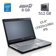 Робоча станція Fujitsu Celsius H710 / 15.6" IPS / Core i7-2720QM (4(8) ядра по 2.2-3.3 GHz) / 8GB DDR3 / 512GB SSD / Quadro 1000M, 2GB DDR3, 128-bit / WebCam / Win10 PRO Lic б/в