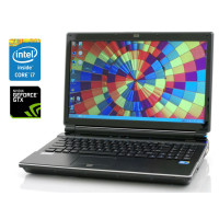 Ігровий ноутбук Clevo W860CU / 15.6" TN / Intel Core i7-720QM (4(8) ядра по 1.6-2.8 GHz) / 8GB DDR3 / 128GB SSD / GeForce GTX 285M, 1 GB GDDR5, 256-bit / WebCam / DVD-ROM / Win 10 б/в