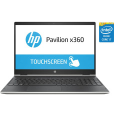 Ноутбук-трансформер Б-клас HP Pavilion x360 15-cr0052od / 15.6" (1920x1080) IPS Touch / Intel Core i7-8550U (4 (8) ядра по 1.8 - 4.0 GHz) / 8 GB DDR4 / 256 GB SSD / Intel UHD Graphics 620 / WebCam / Win 10 Home б/в