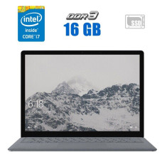 Ультрабук Б-клас Microsoft Surface Laptop 2 1769 / 13.5" (2256x1504) IPS Touch / Intel Core i7-8650U (4 (8) ядра по 1.9 - 4.2 GHz) / 16 GB DDR3 / 480 GB SSD / Intel UHD Graphics 620 / WebCam б/в