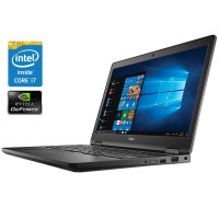 Ігровий ноутбук Dell Latitude 5591 / 15.6" (1920x1080) IPS / Intel Core i7-8850H (6 (12) ядер по 2.6 - 4.3 GHz) / 8 GB DDR4 / 240 GB SSD / nVidia GeForce MX130, 2GB DDR5, 64-bit / WebCam / Win 10 Pro б/в