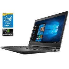 Ігровий ноутбук Dell Latitude 5591 / 15.6" (1920x1080) IPS / Intel Core i7-8850H (6 (12) ядер по 2.6 - 4.3 GHz) / 8 GB DDR4 / 240 GB SSD / nVidia GeForce MX130, 2GB DDR5, 64-bit / WebCam / Win 10 Pro б/в