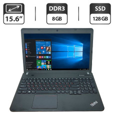Ноутбук Lenovo ThinkPad E540 / 15.6" (1366x768) TN / Intel Core i3-4000M (2 (4) ядра по 2.4 GHz) / 8 GB DDR3 / 128 GB SSD / Intel HD Graphics 4600 / WebCam / DVD-ROM / HDMI б/в