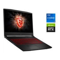 Ігровий ноутбук MSI Katana GF66 12UE / 15.6" (1920x1080) IPS / Intel Core i7-12700H (14 (20) ядер по 3.5 - 4.7 GHz) / 16 GB DDR4 / 512 GB SSD / nVidia GeForce RTX 3060, 6 GB GDDR6, 192-bit / WebCam б/в