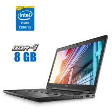 Ультрабук Dell Latitude 5591 / 15.6" (1920x1080) IPS / Intel Core i5-8300H (4 (8) ядра по 2.3-4 GHz) / 8 GB DDR4 / 256 GB SSD / Intel UHD Graphics 630 / WebCam б/в