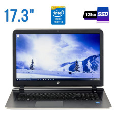 Ноутбук Б-клас HP Pavilion 17-g148dx / 17.3" (1600x900) TN / Intel Core i3-5020U (2 (4) ядра по 2.2 GHz) / 8 GB DDR3 / 128 GB SSD / Intel HD Graphics 5500 / WebCam / HDMI б/в