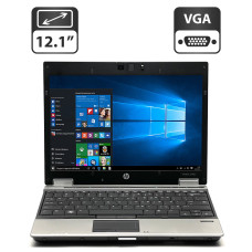 Нетбук HP Elitebook 2540p / 12.1" (1280x800) TN / Intel Core i7-640LM (2 (4) ядра по 2.13 - 2.93 GHz) / 4 GB DDR3 / 250 GB SSD / Intel HD Graphics / WebCam / Посилена АКБ б/в