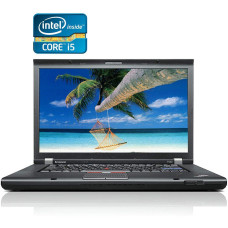Ноутбук Lenovo ThinkPad T520 / 15.6" (1600x900) TN / Intel Core i5-2450M (2 (4) ядра по 2.5 - 3.1 GHz) / 4 GB DDR3 / 320 GB HDD / Intel HD Graphics 3000 / WebCam / DisplayPort б/в