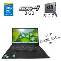 Ігровий ноутбук Б-клас Lenovo Ideapad 3 17ITL6 / 17.3" (1920x1080) IPS / Intel Core i5-1135G7 (4 (8) ядра по 2.4 - 4.2 GHz) / 8 GB DDR4 / 512 GB SSD / nVidia GeForce MX350, 2 GB GDDR5, 64-bit / WebCam / Windows 11 Залишити відгук Артикул: 12500_238 б