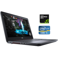 Ігровий ноутбук Dell Inspirion 15-5577 / 15.6" (1920x1080) IPS / Intel Core i5-7300HQ (4 ядра по 2.5 - 3.5 GHz) / 16 GB DDR4 / 512 GB SSD / nVidia GeForce GTX 1050, 4 GB GDDR5, 128-bit / WebCam / Windows 10 б/в