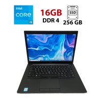 Ноутбук Dell Latitude 7480 / 14" ( 1366х768) TN / Intel Core i5-7200U (2 (4) ядра по 2.5 - 3.1 GHz) / 16 GB DDR4 / 256 GB SSD M.2 / Intel UHD Graphics 620 / WebCam б/в