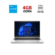 Ноутбук HP Probook 640 G4 / 14" (1366x768) TN / Intel Core i5-8250U (4 (8) ядра по 1.6 - 3.4 GHz) / 4 GB DDR4 / 500 GB HDD / Intel UHD Graphics 620 / WebCam б/в