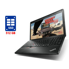 Ноутбук Lenovo Thinkpad E530 / 15.6" TN / Intel Core i3-2350M (2(4) ядра по 2.3GHz) / 8GB DDR3 / 512GB SSD / HD Graphics 3000 / WebCam / DVD-ROM / Win 10 Pro б/в